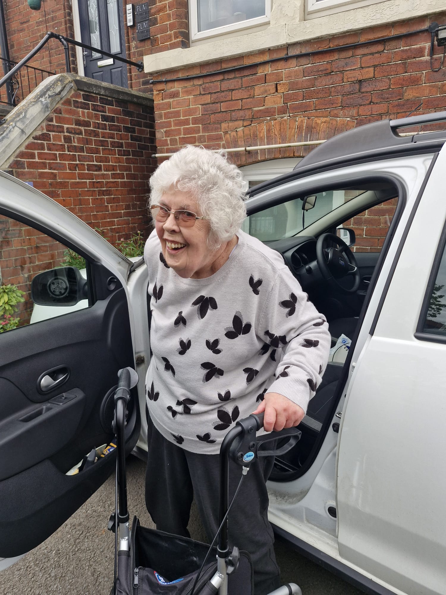 Home care client going to her doctor's appointment in Leeds